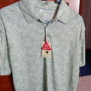 Haggar Green Short Sleeve.  Medium SALE SALE